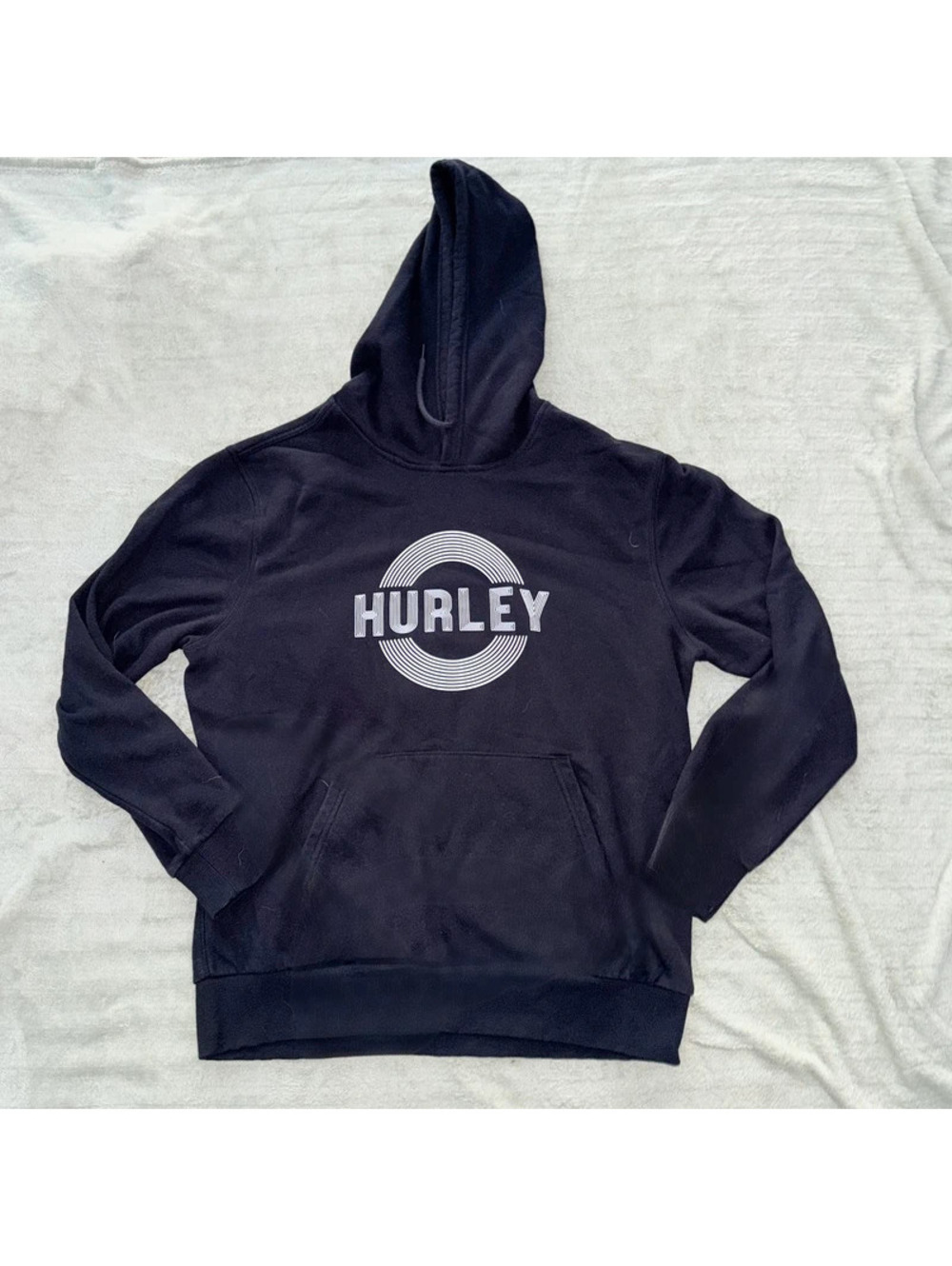 Black Oversized Hurley Hoodie